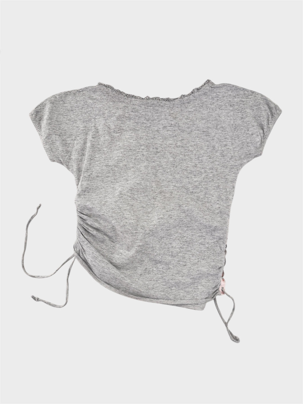 Dolce and Gabbana "Romantic" Ruched Asymmetric Top
