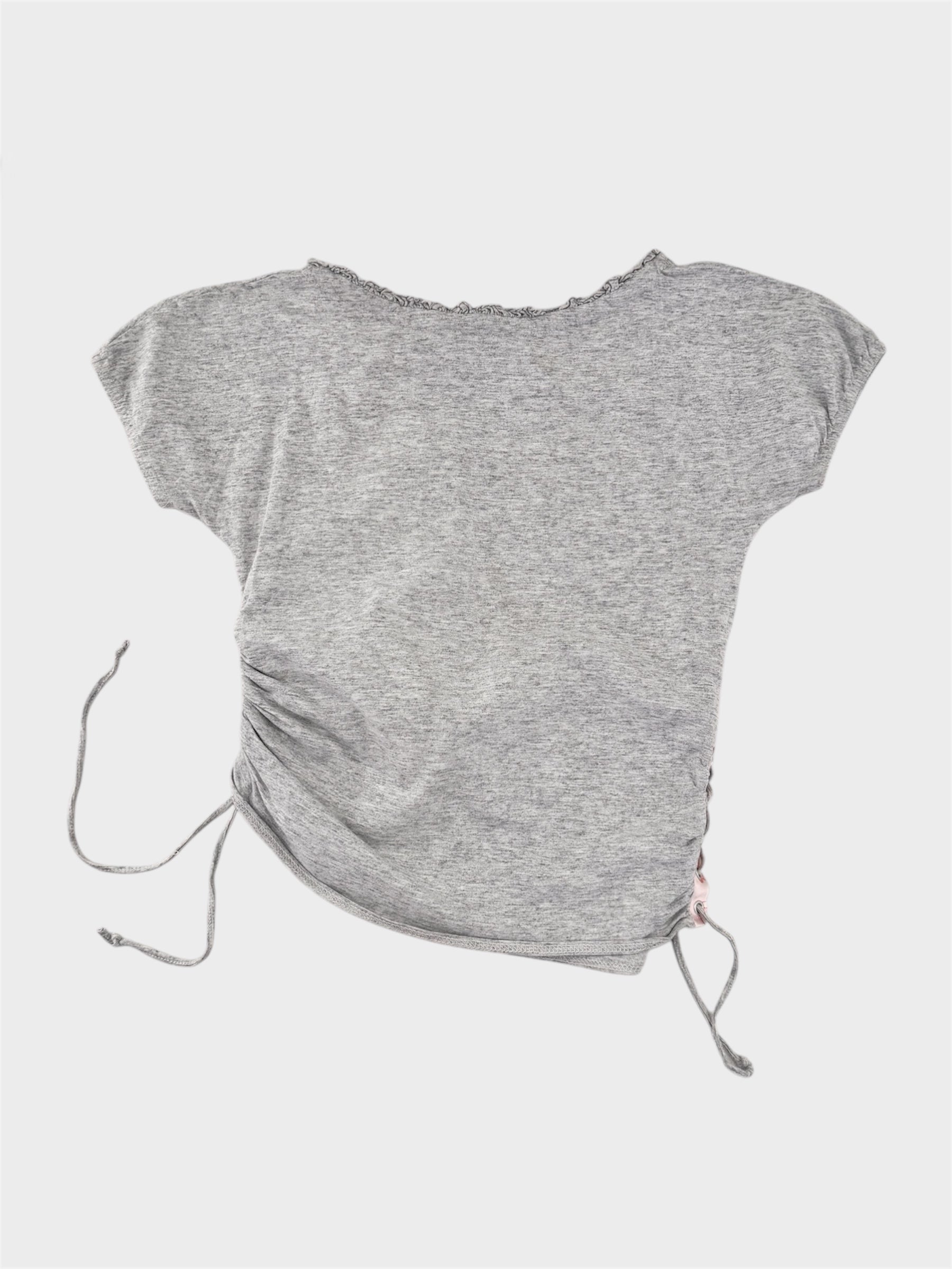 Dolce and Gabbana "Romantic" Ruched Asymmetric Top