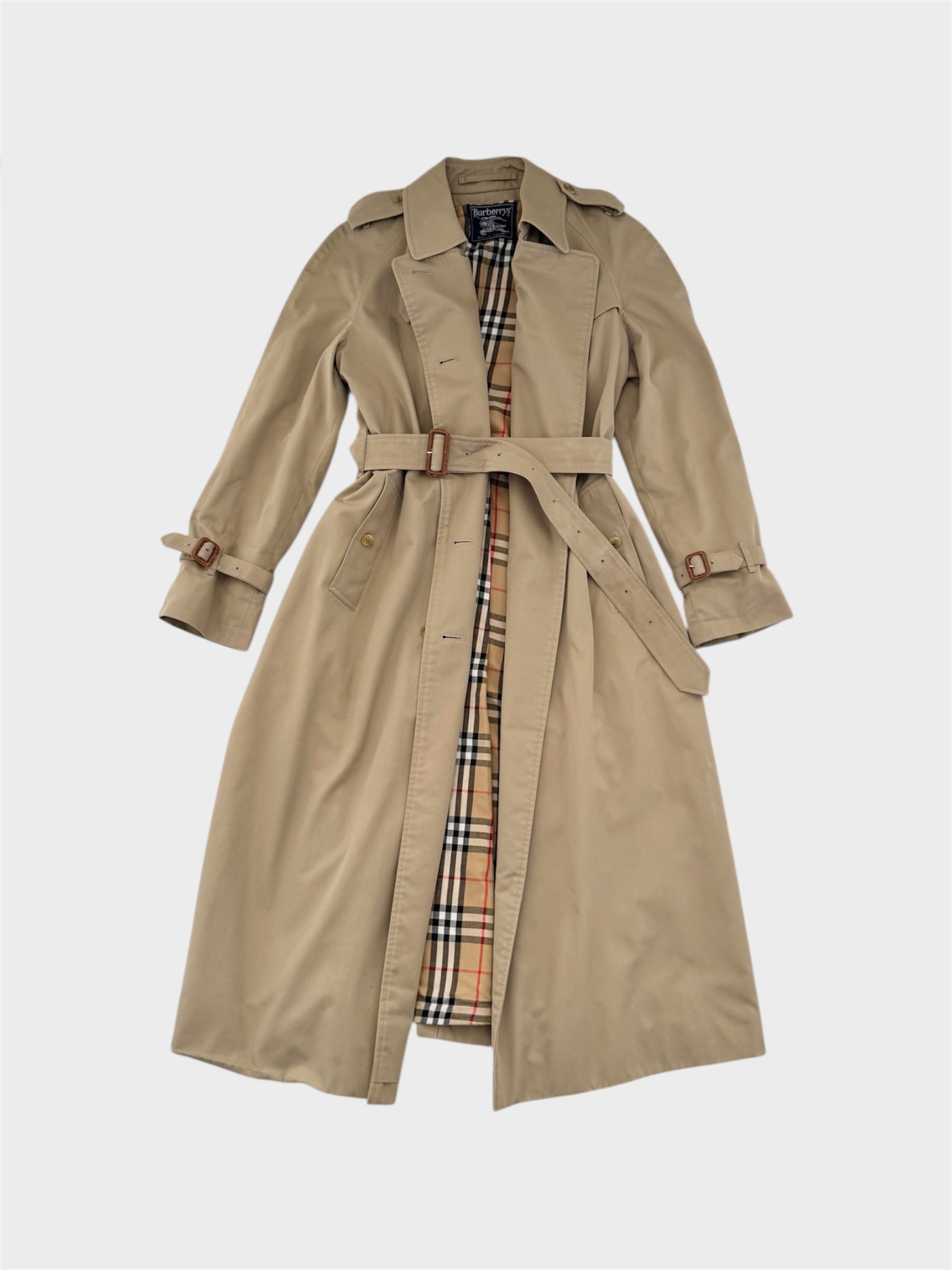 Burberry Double Breasted Trench Coat