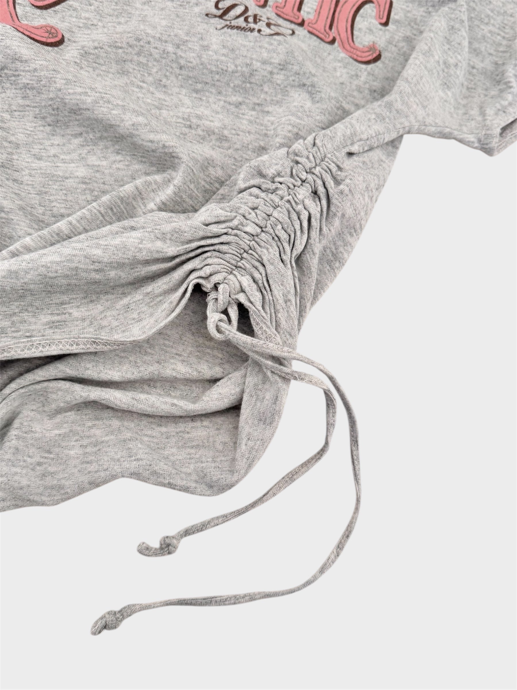 Dolce and Gabbana "Romantic" Ruched Asymmetric Top