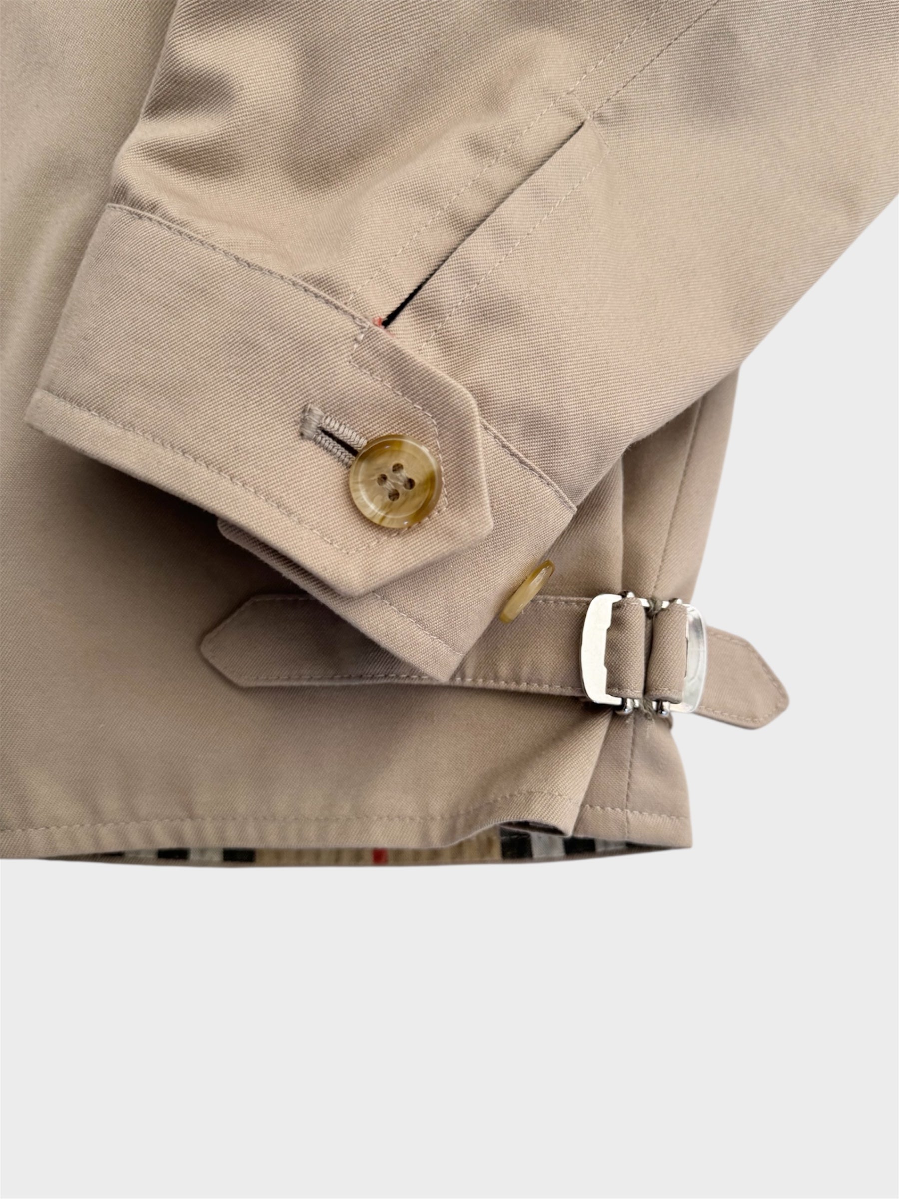 Burberry Nova Check Lined Harrington Jacket