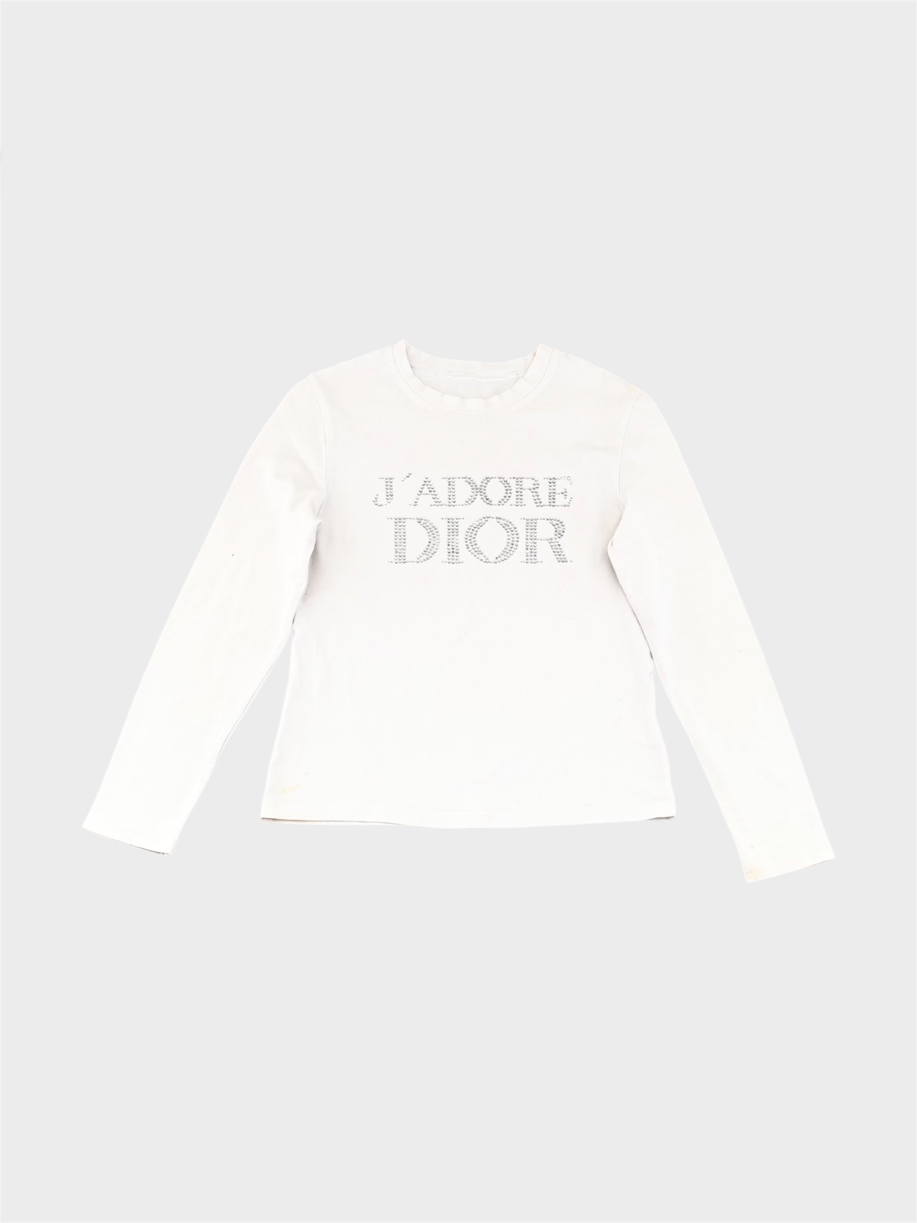 Christian Dior “J’adore Dior” Long Sleeved Top