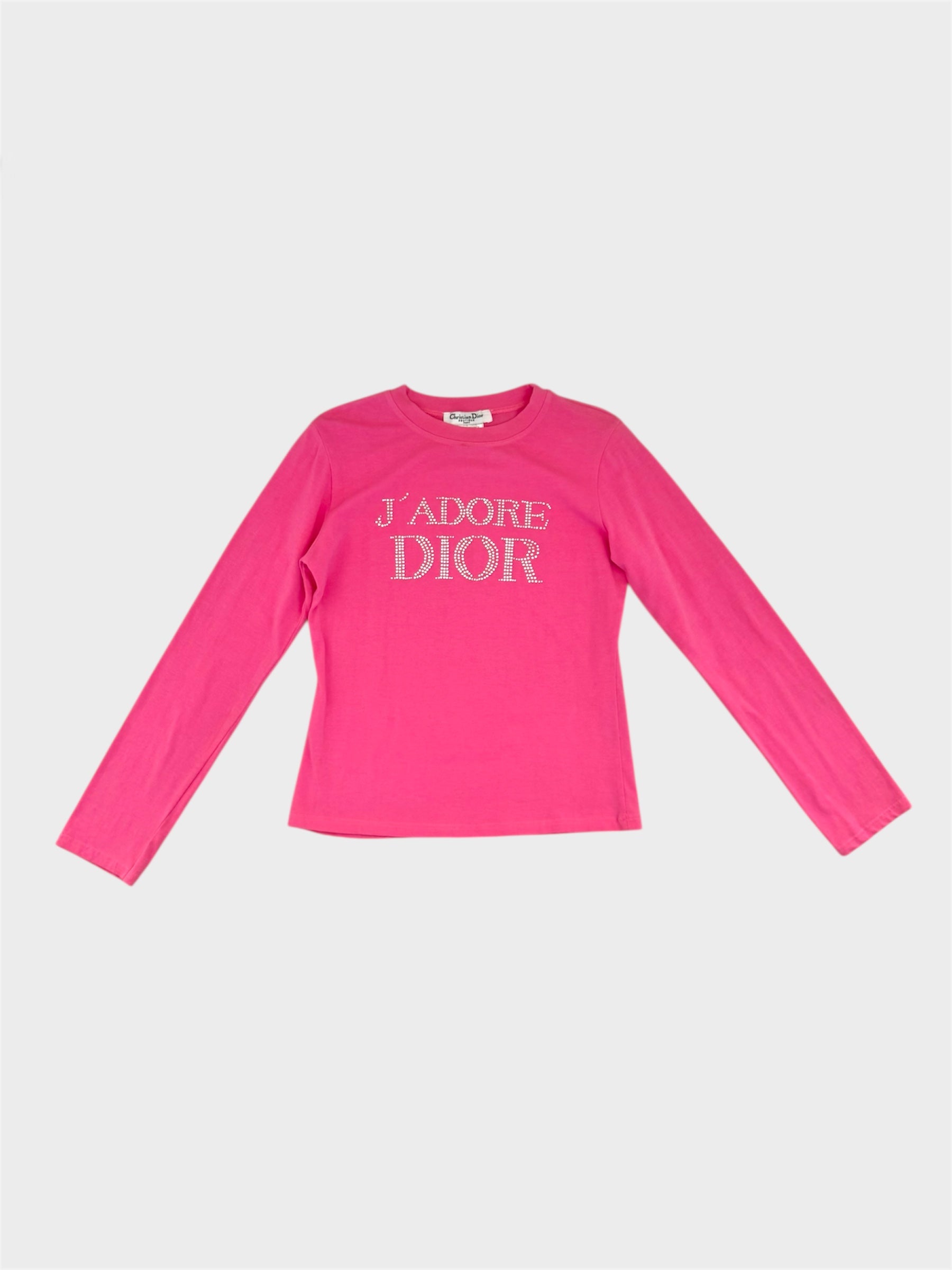 Christian Dior “J’adore Dior” Long Sleeved Top