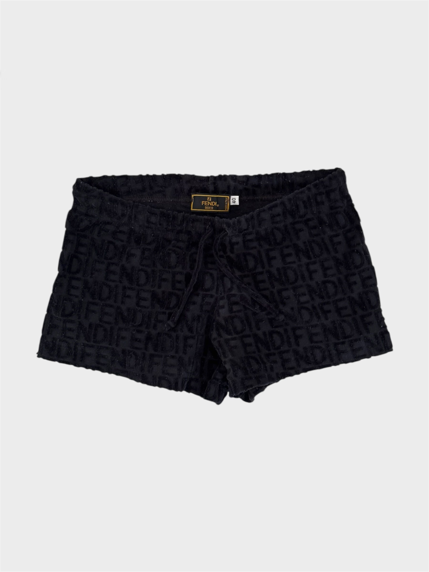 Fendi Monogram Terry Towelling Shorts