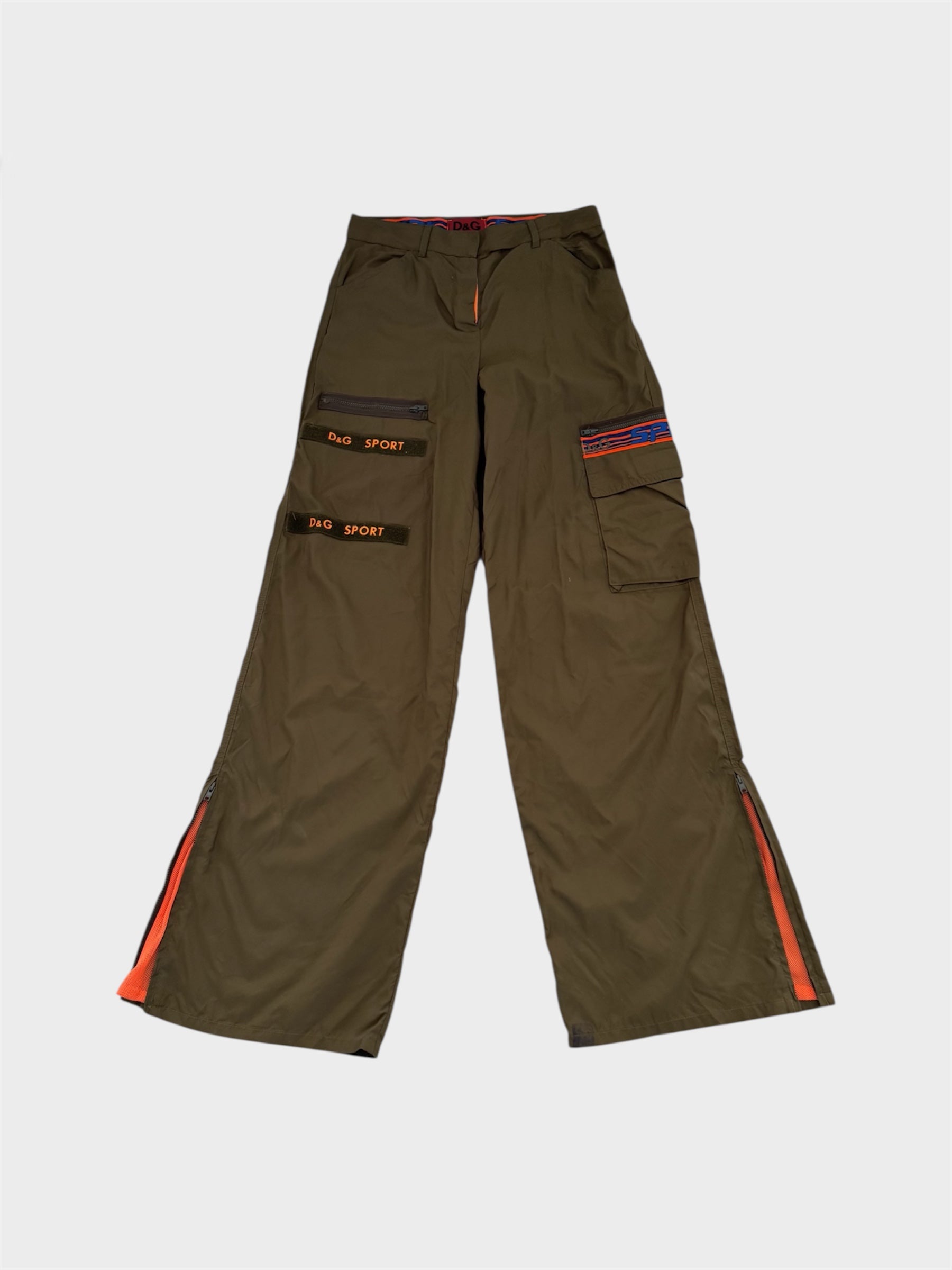 Dolce and Gabbana Sport Nylon Cargo Trousers