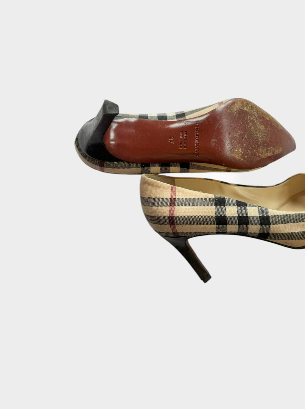 Burberry Nova Check High Heels