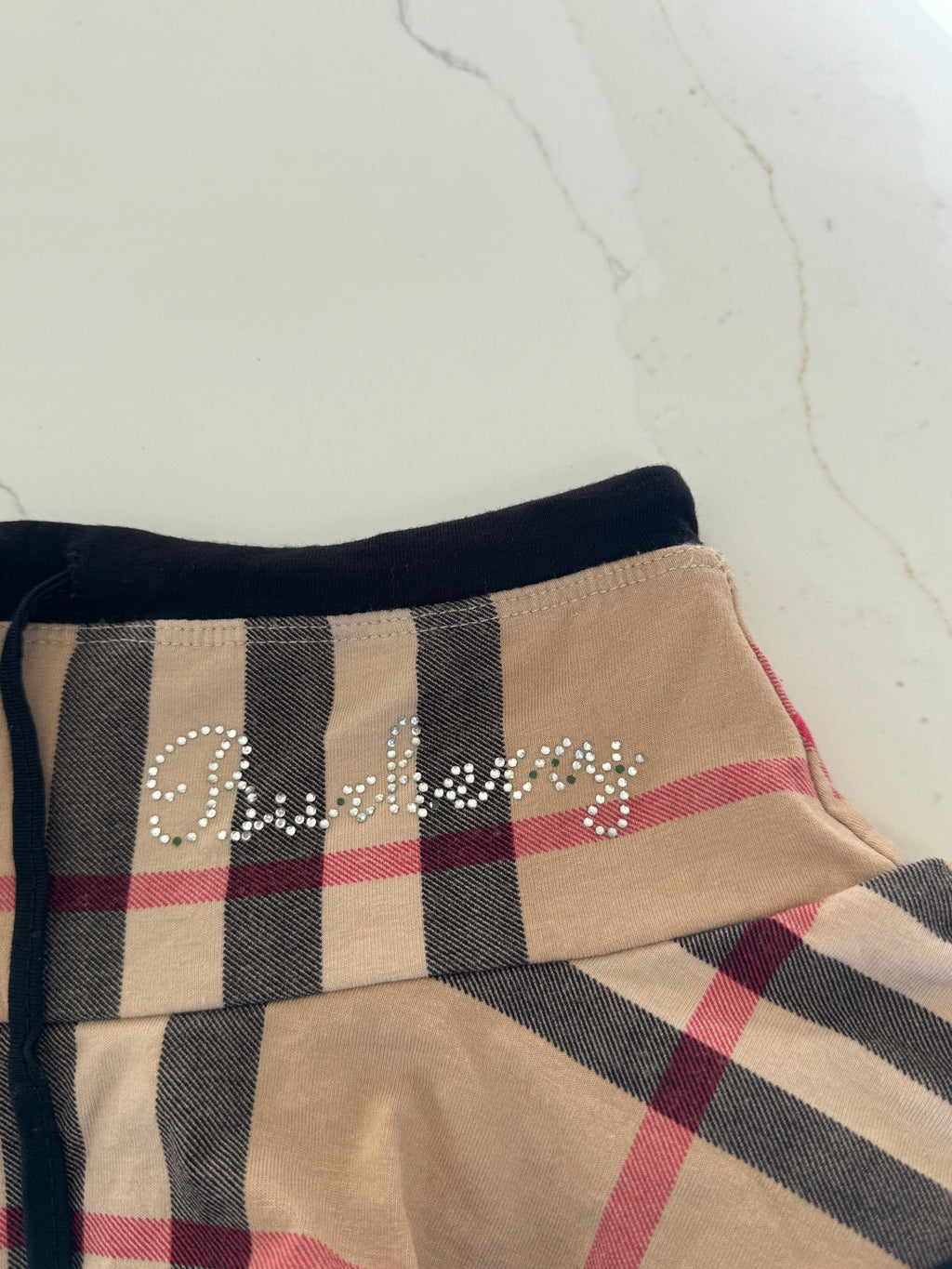 Burberry Nova Check Mini Ruffle Rara Skirt