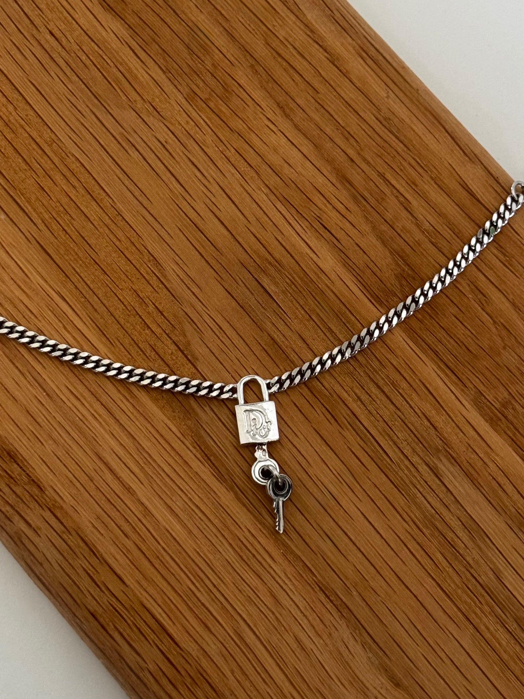 Christian Dior Padlock & Keys Chain Bracelet