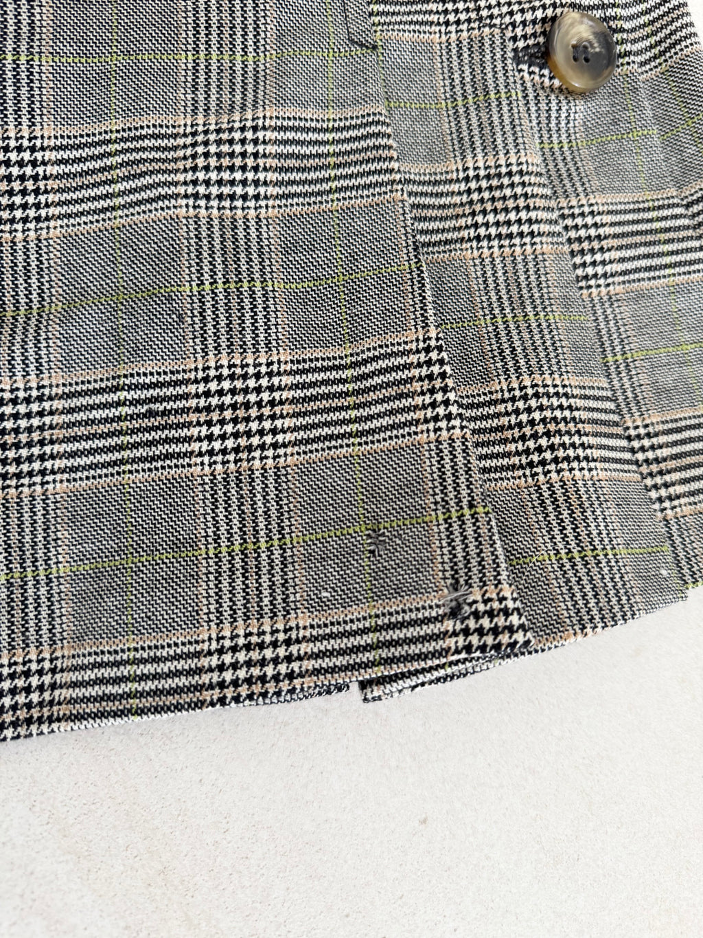 Dolce and Gabbana Plaid Pleated Mini Skirt