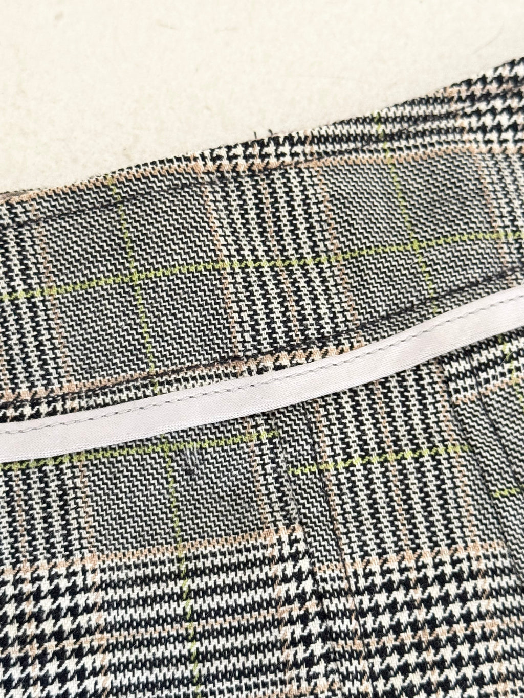 Dolce and Gabbana Plaid Pleated Mini Skirt