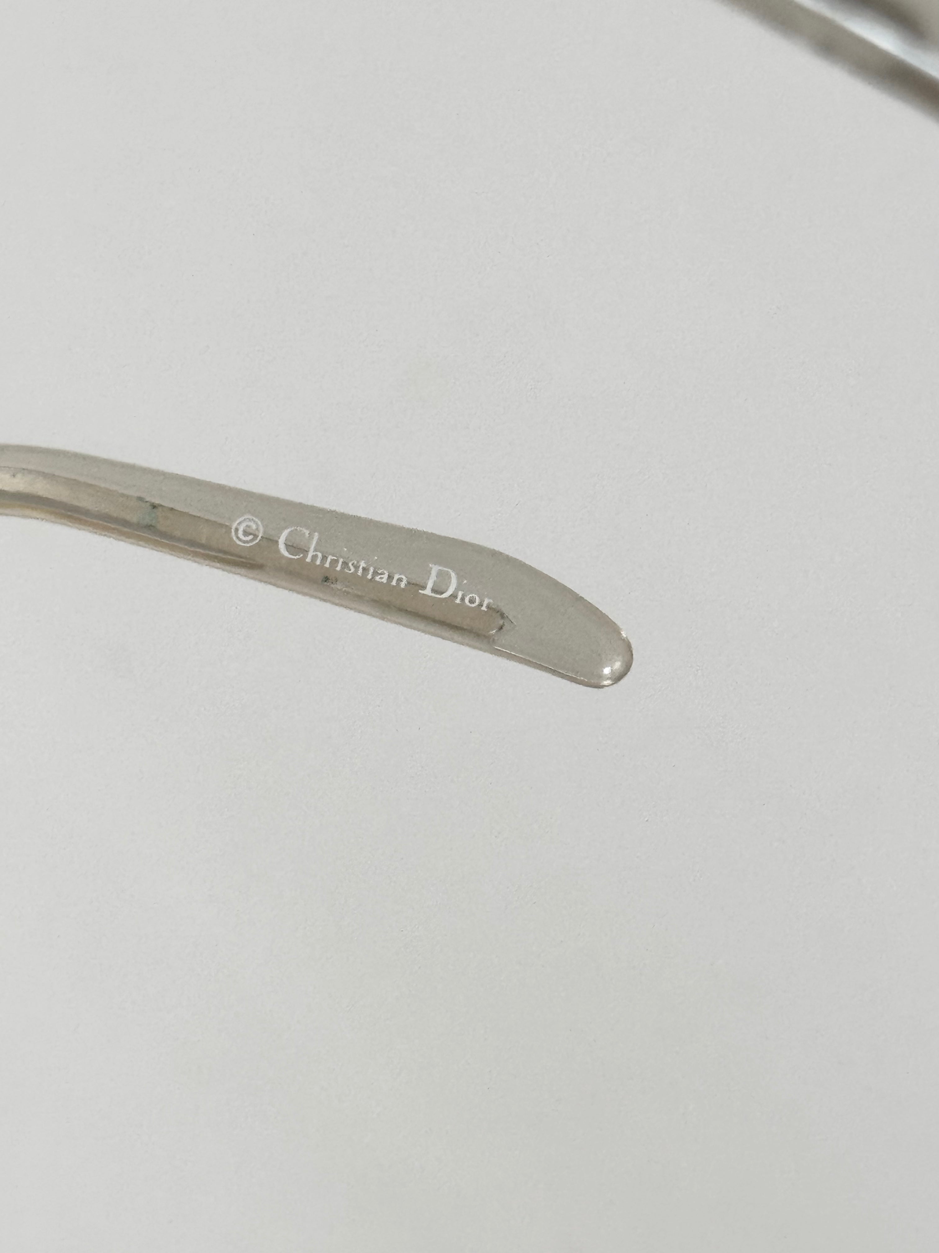 Christian Dior "Miss Diorella" Rimless Sunglasses