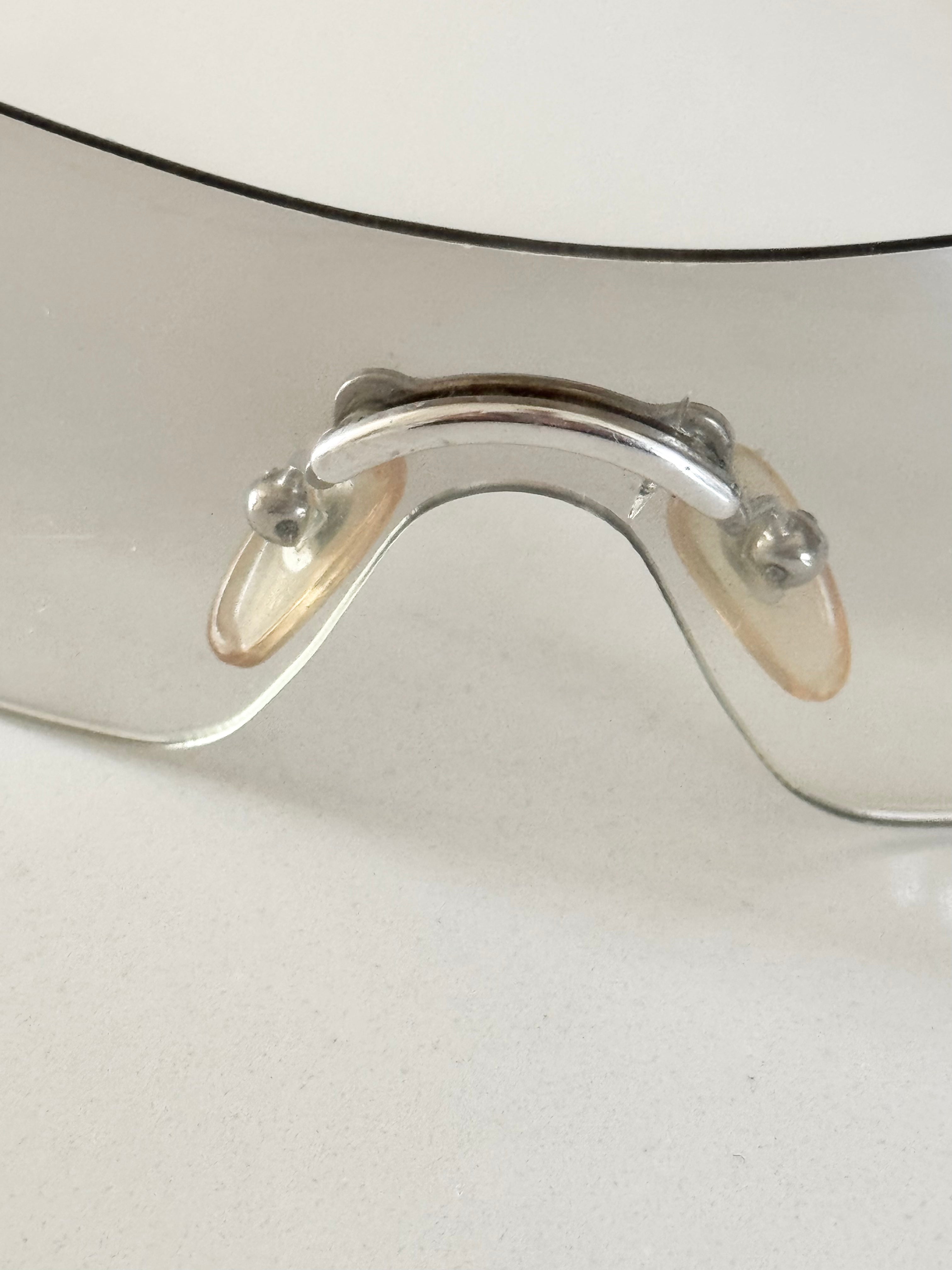 Christian Dior "Miss Diorella" Rimless Sunglasses