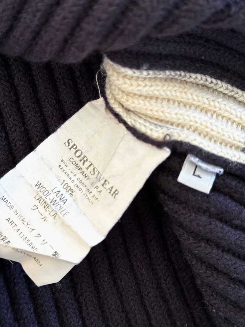 Stone Island Knitted Quarter Zip Jumper