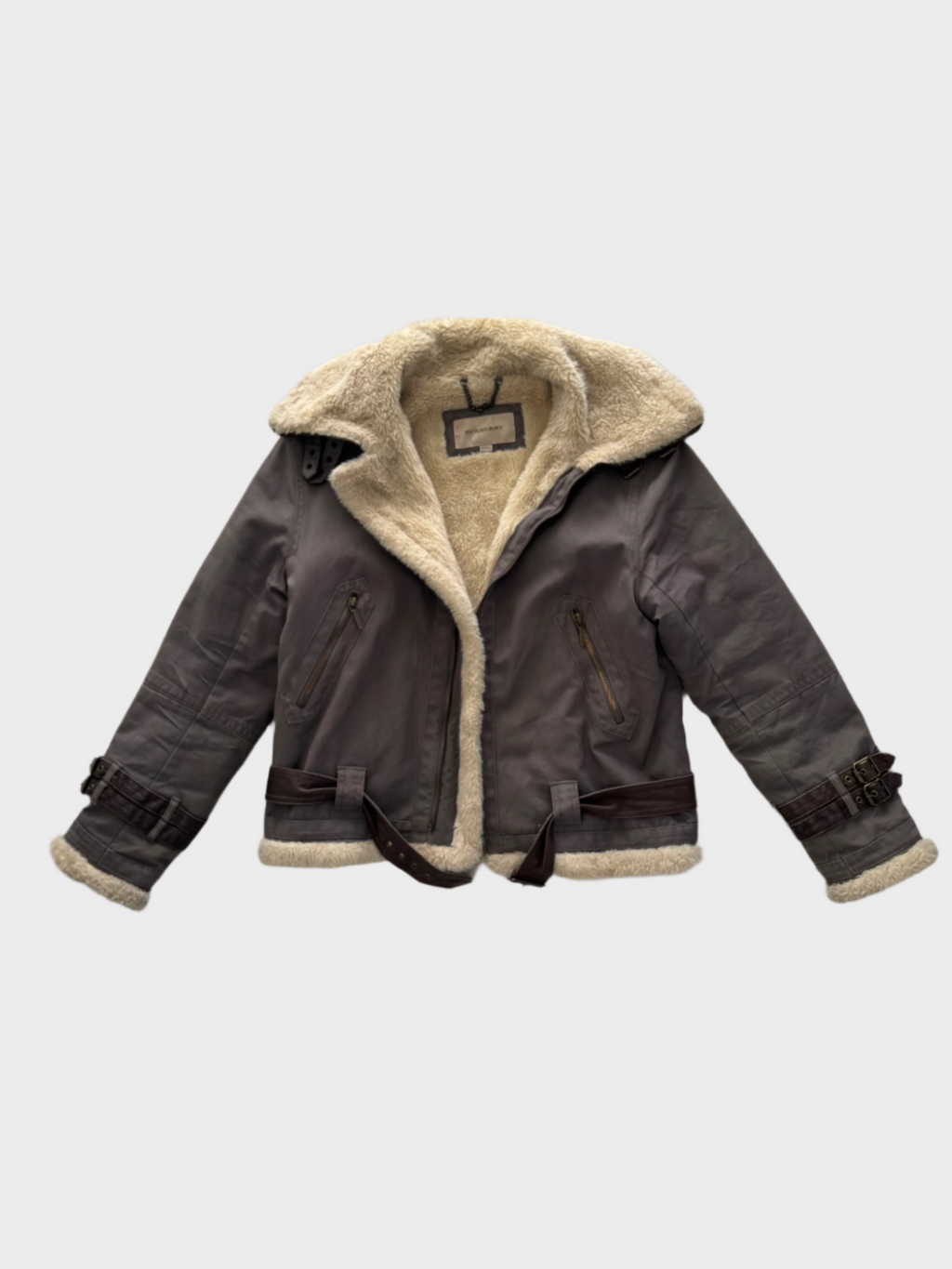 Burberry Aviator Shearling Flying Jacket