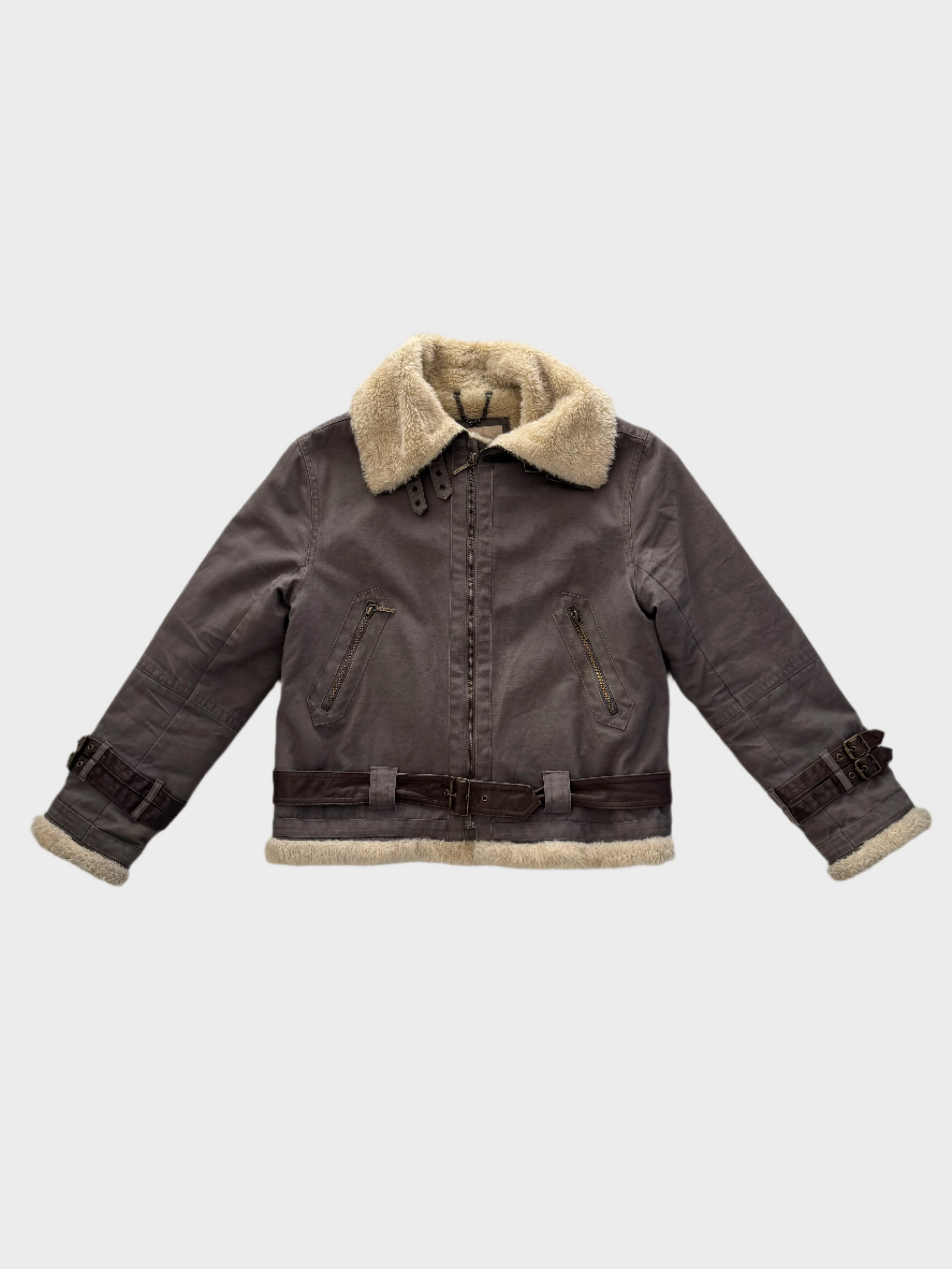 Burberry Aviator Shearling Flying Jacket