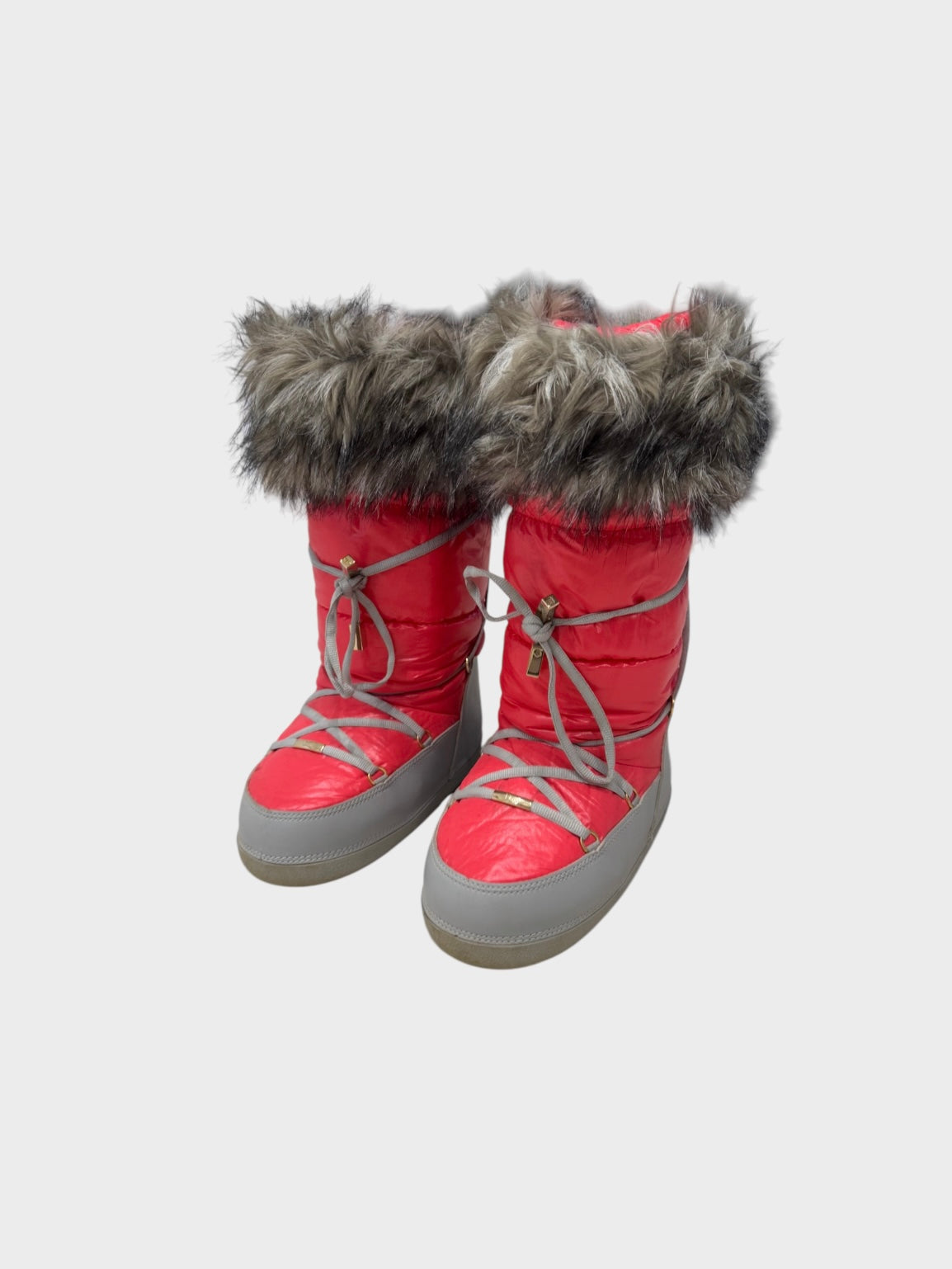 Christian Dior Pink Fur Ski Snow Boots