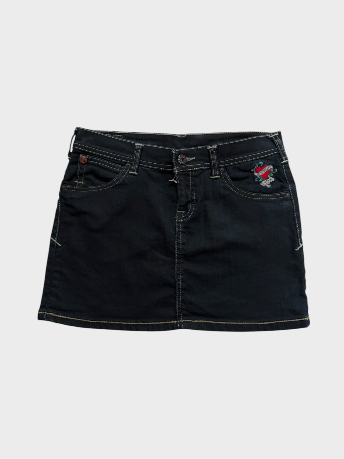 Evisu x Puma Denim Mini Skirt