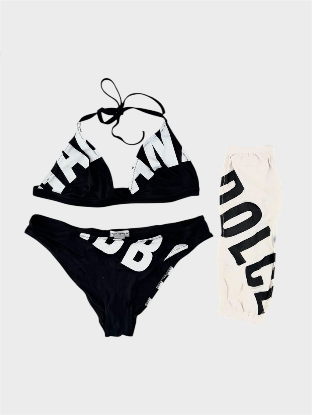 Dolce and Gabbana 3-Piece Bikini