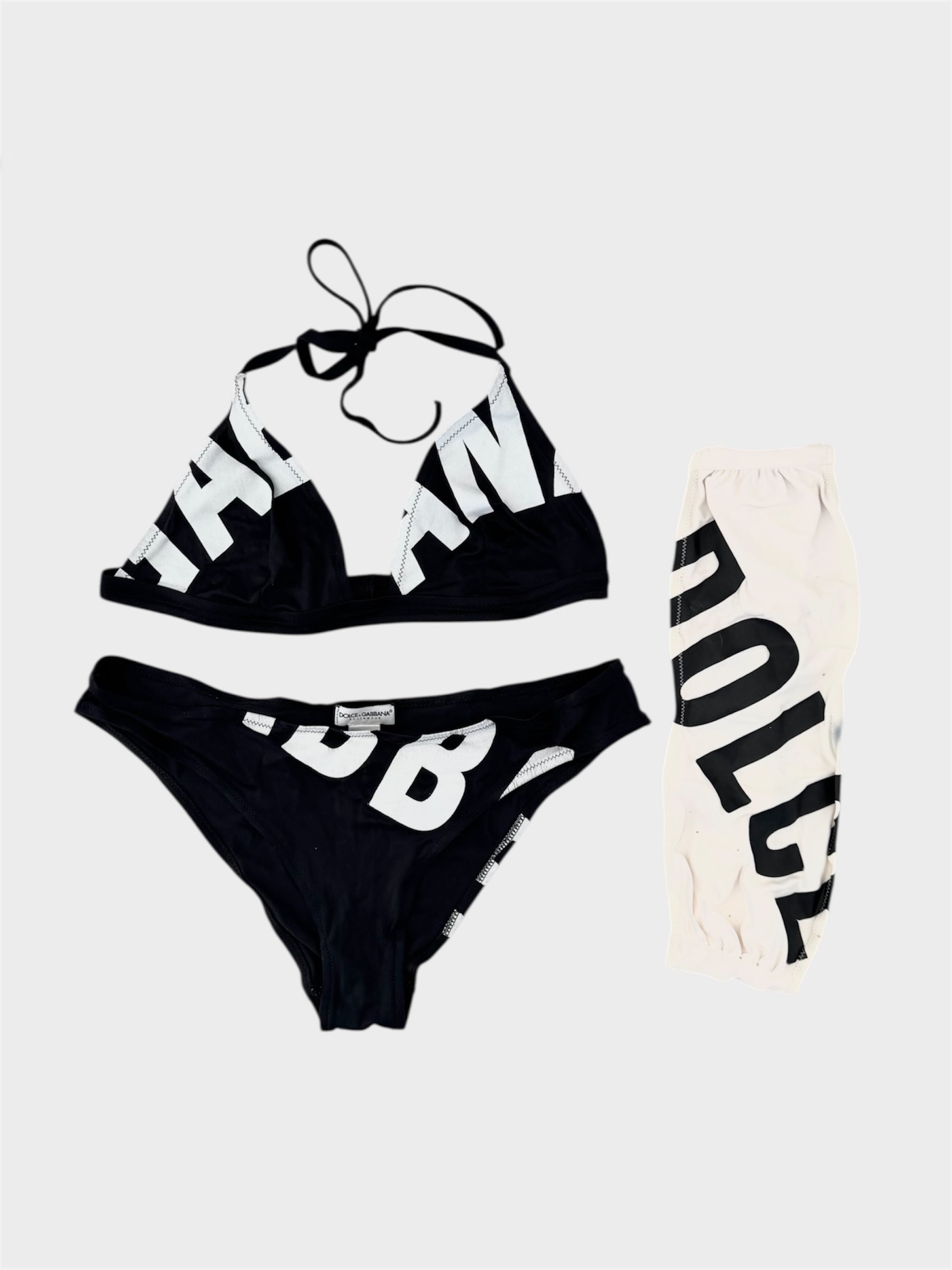 Dolce and Gabbana 3-Piece Bikini