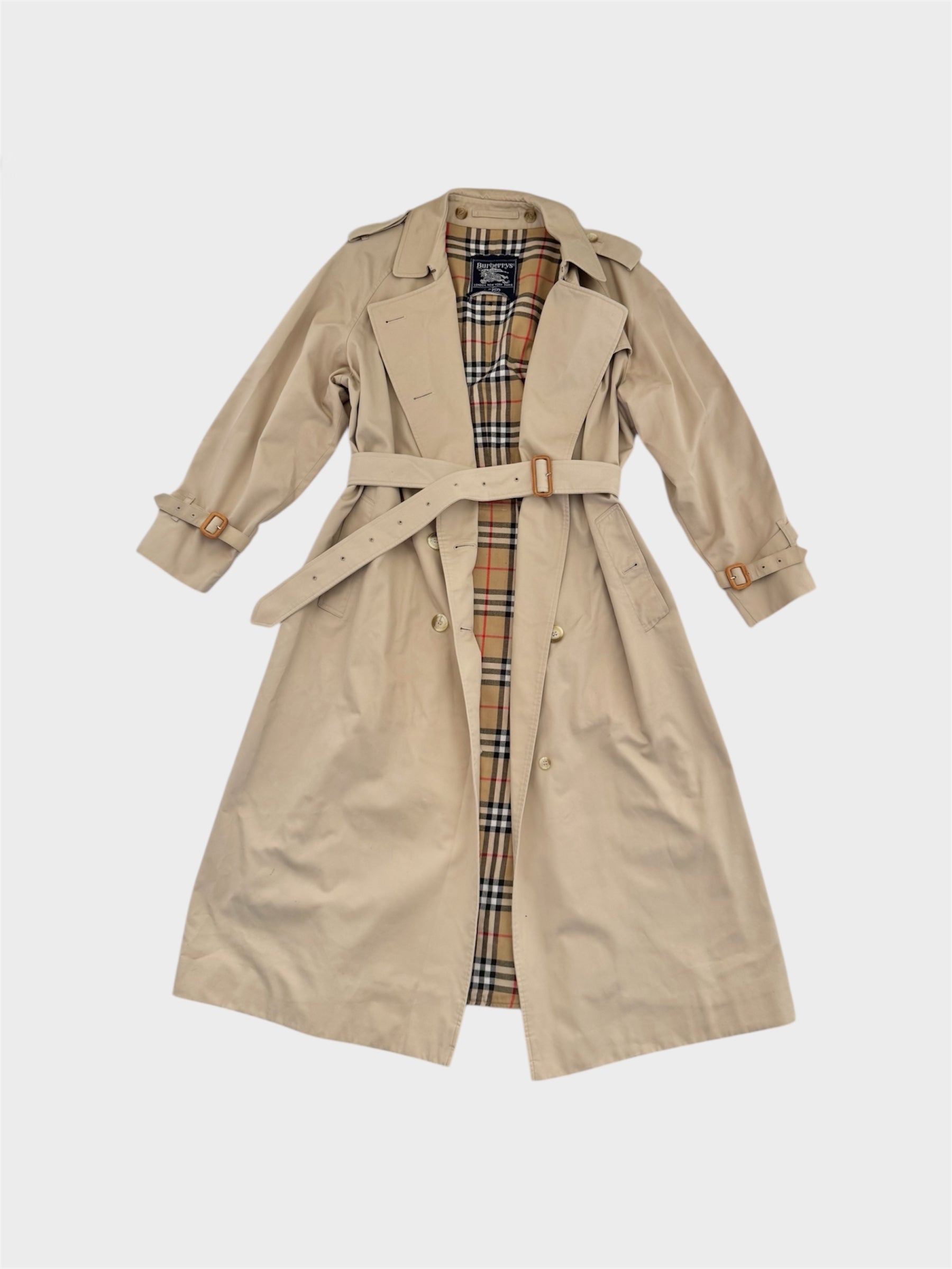 Burberry Double Breasted Trench Coat