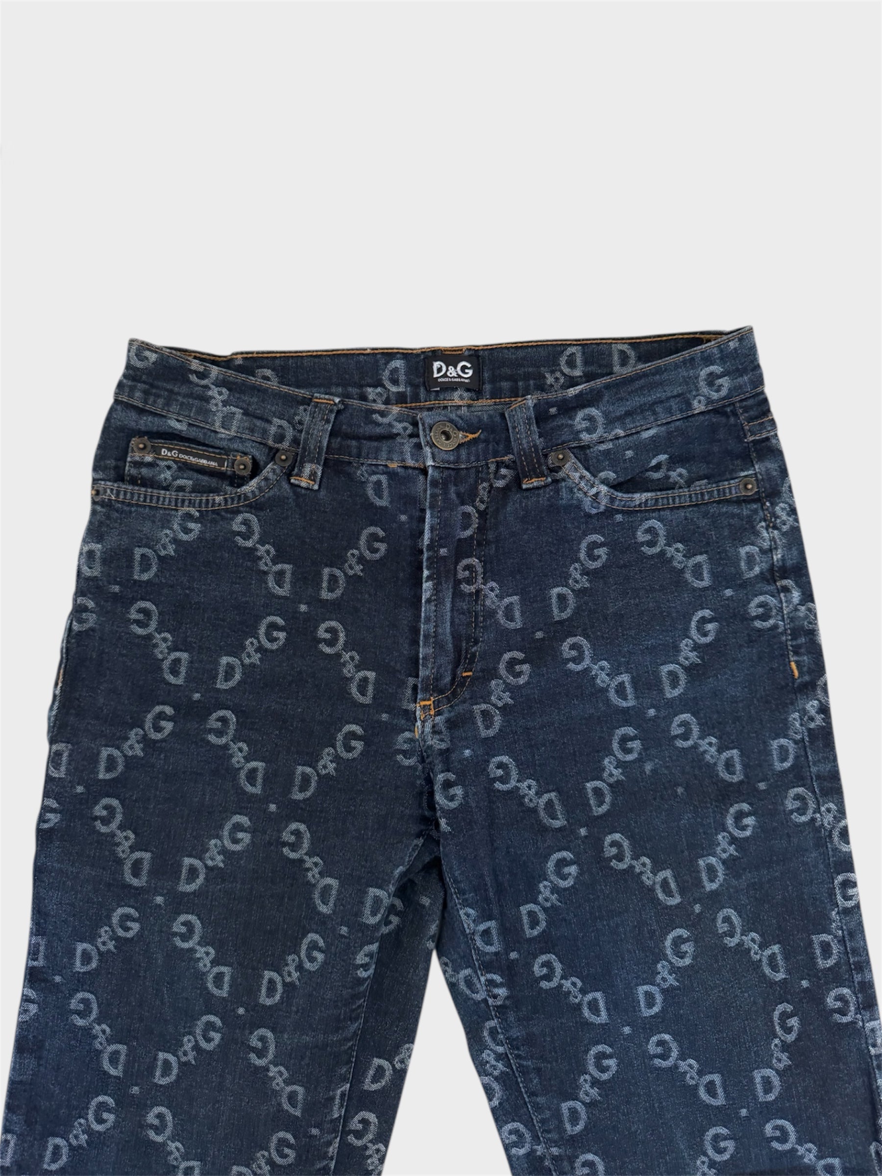 Dolce and Gabbana Monogram Jeans