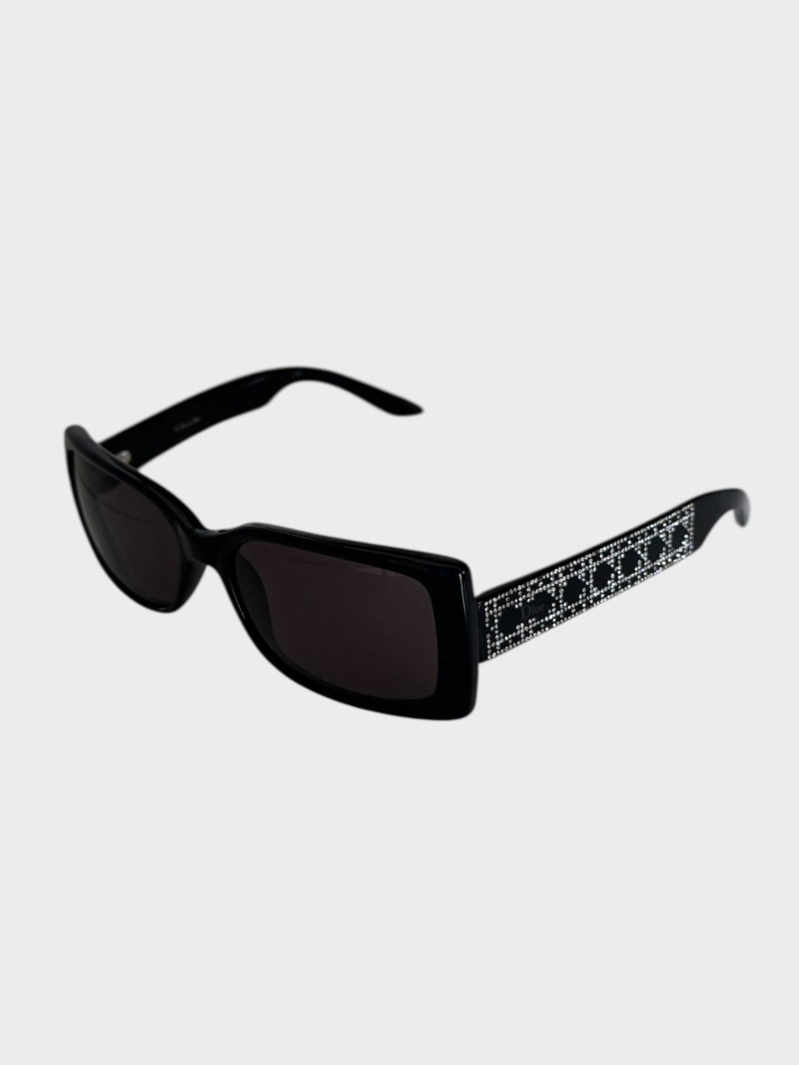 Christian Dior "Lady Dior" Swarovski Crystal Sunglasses