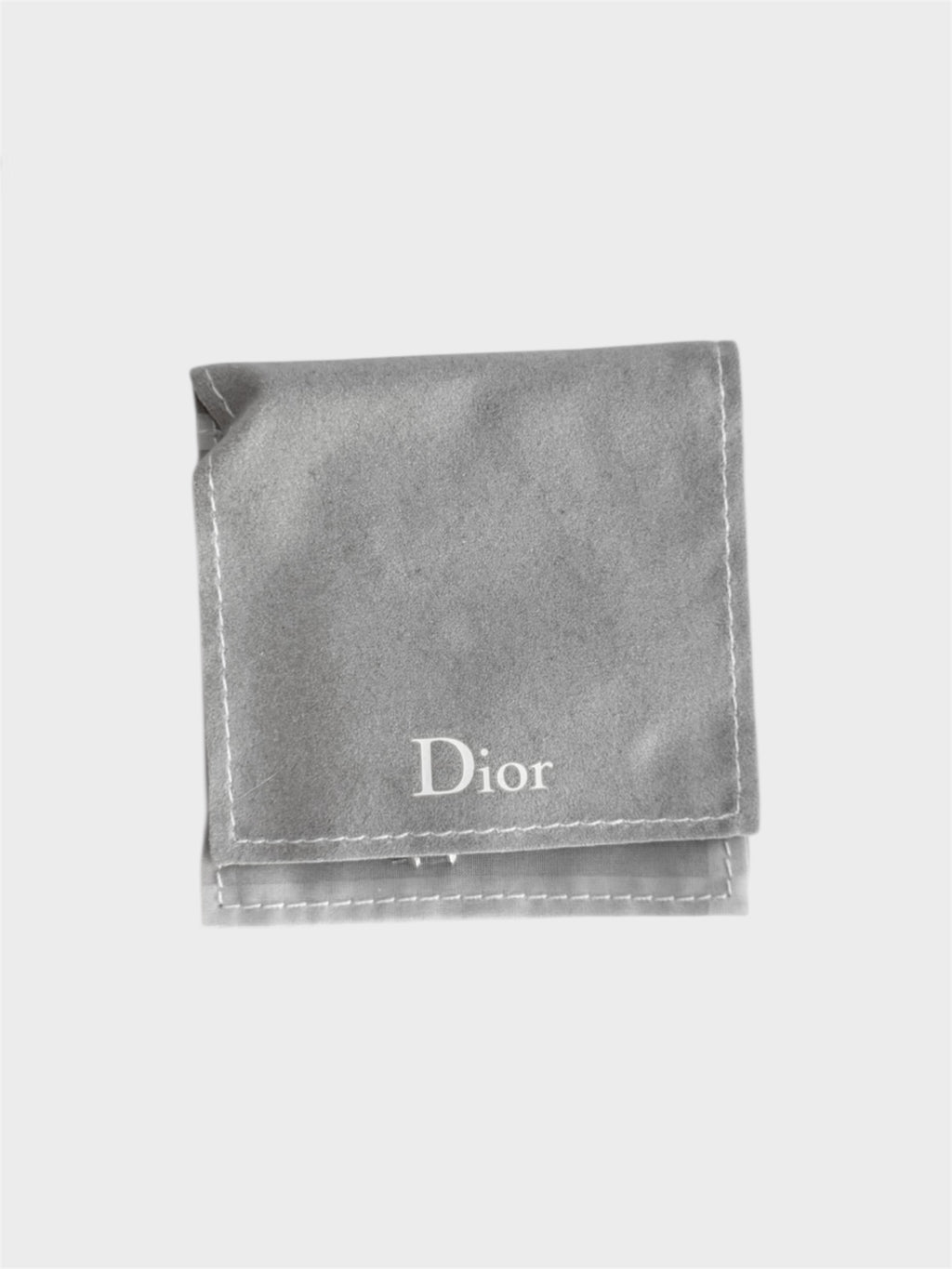 Christian Dior Swarovski Encrusted Hoop Stud Earrings