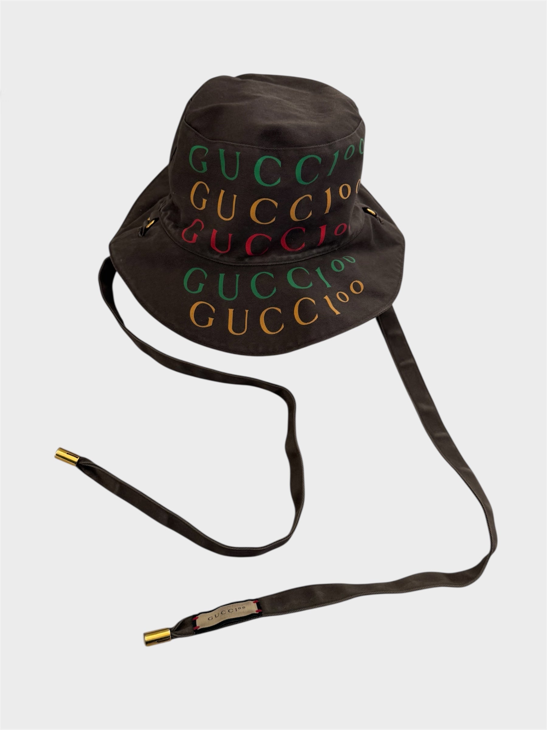 Gucci Monogram Logo Bucket Hat
