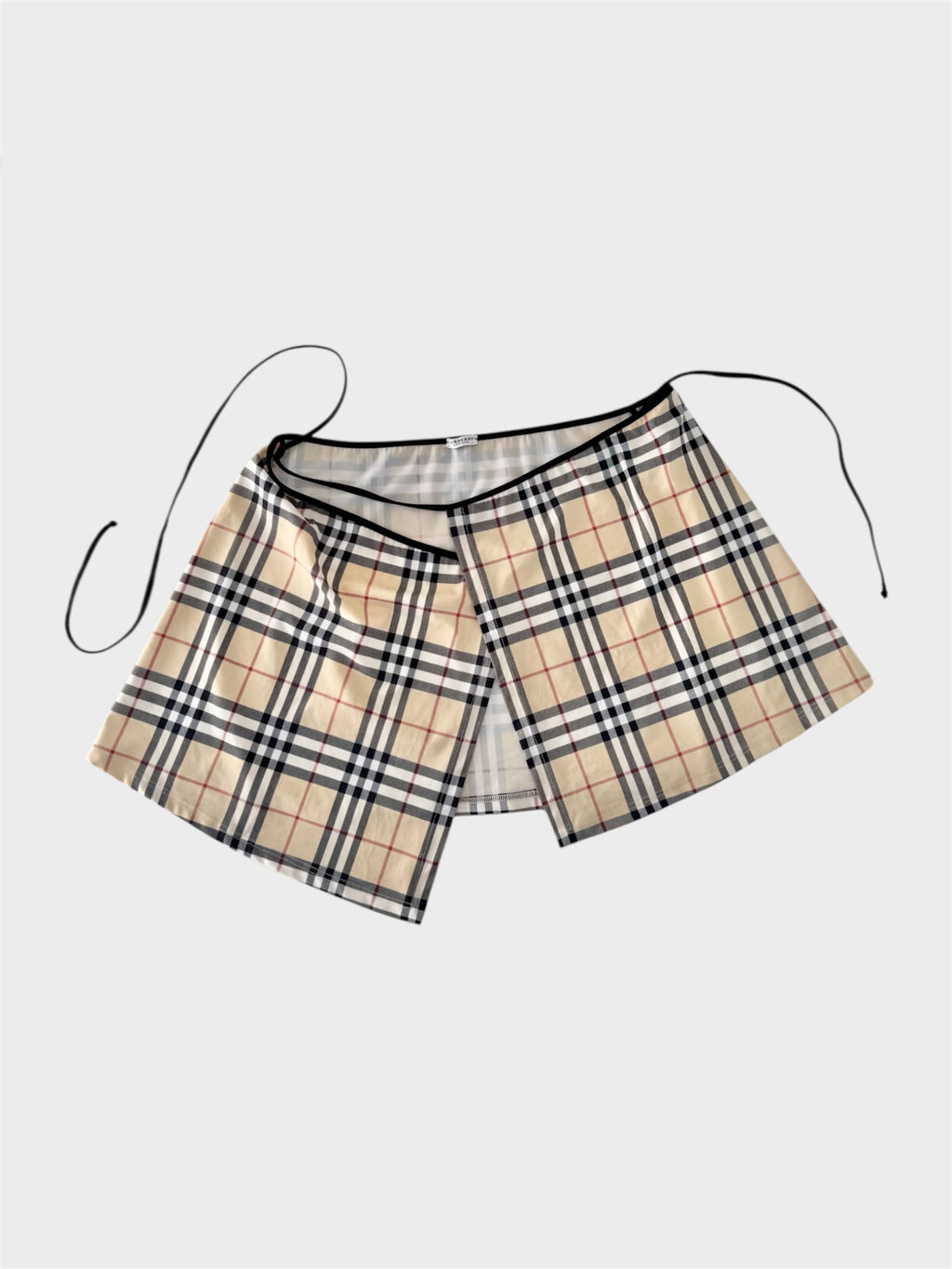 Burberry Nova Check Beach Wrap-Around Skirt