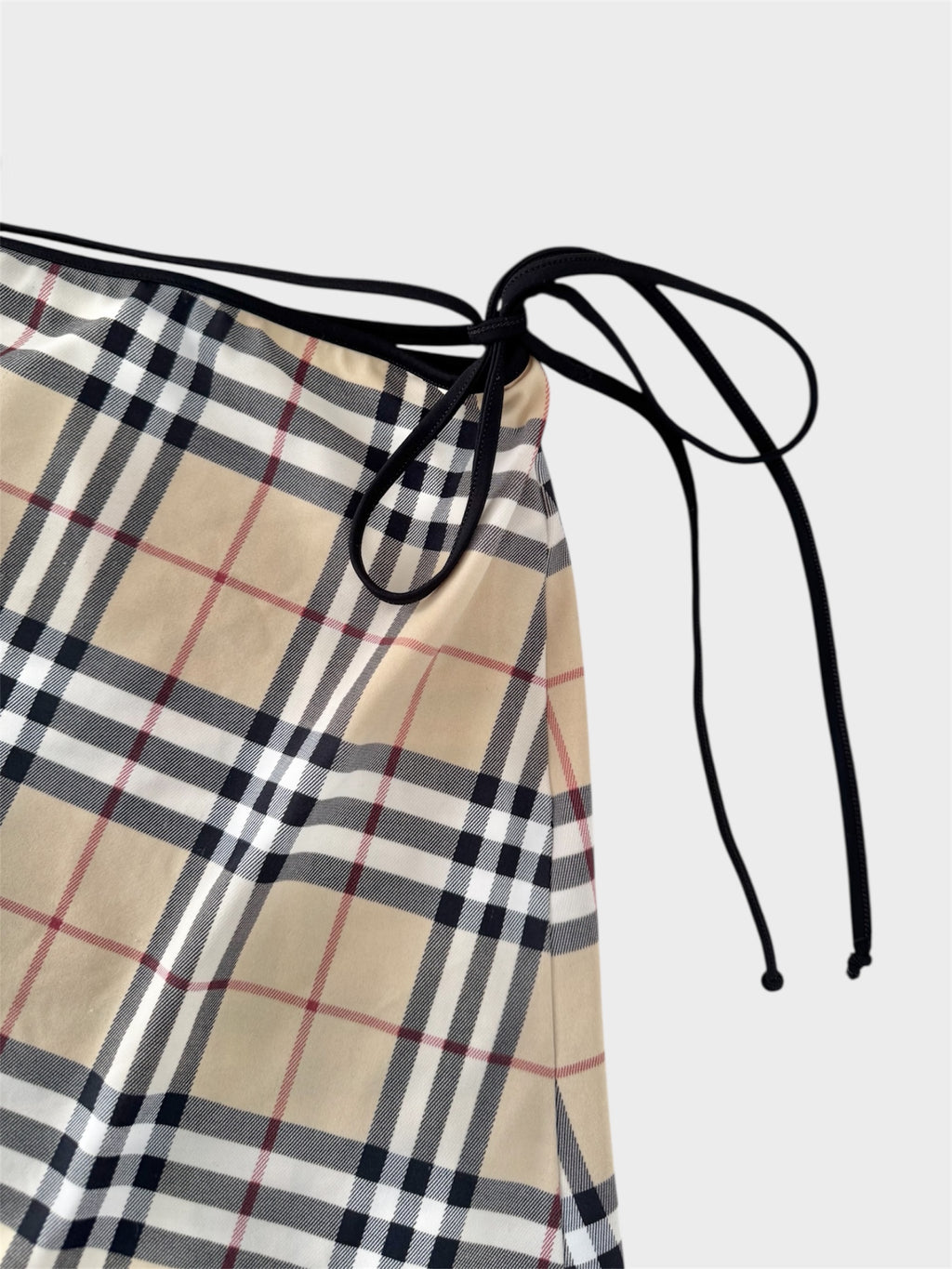 Burberry Nova Check Beach Wrap-Around Skirt