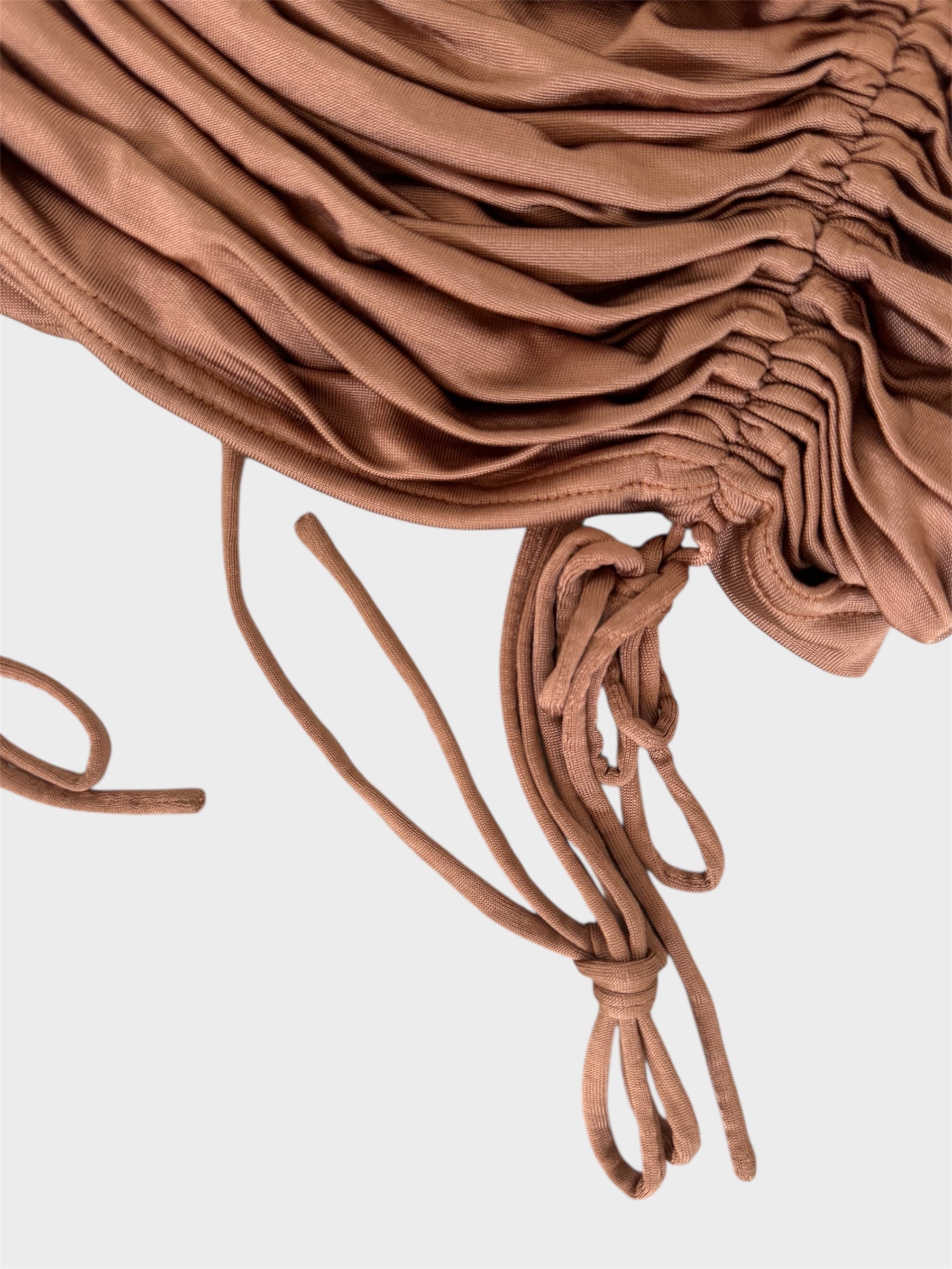 Dolce and Gabbana Ruched Metallic Mini Midi Maxi Adjustable Dress