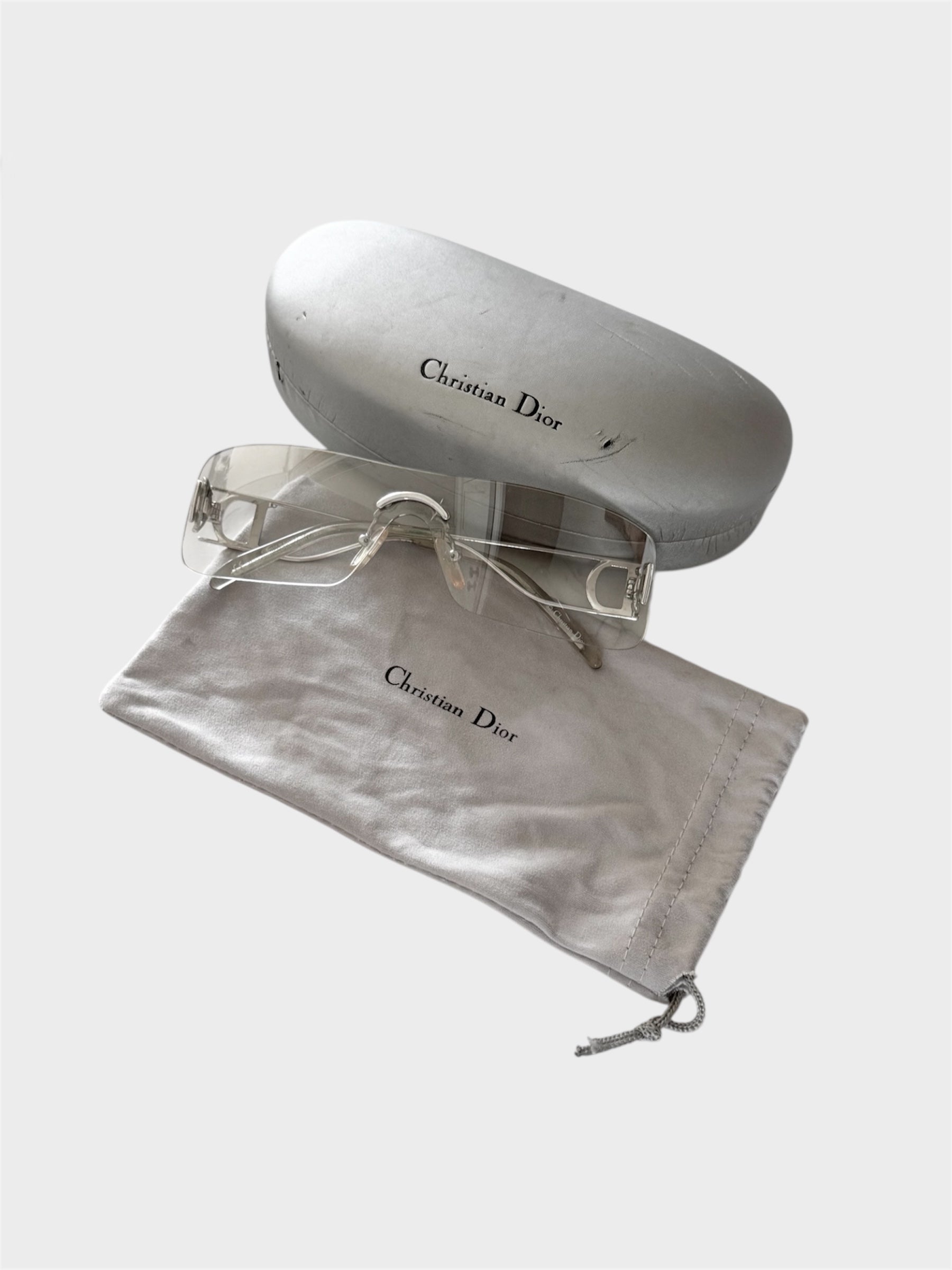 Christian Dior "Miss Diorella" Rimless Sunglasses