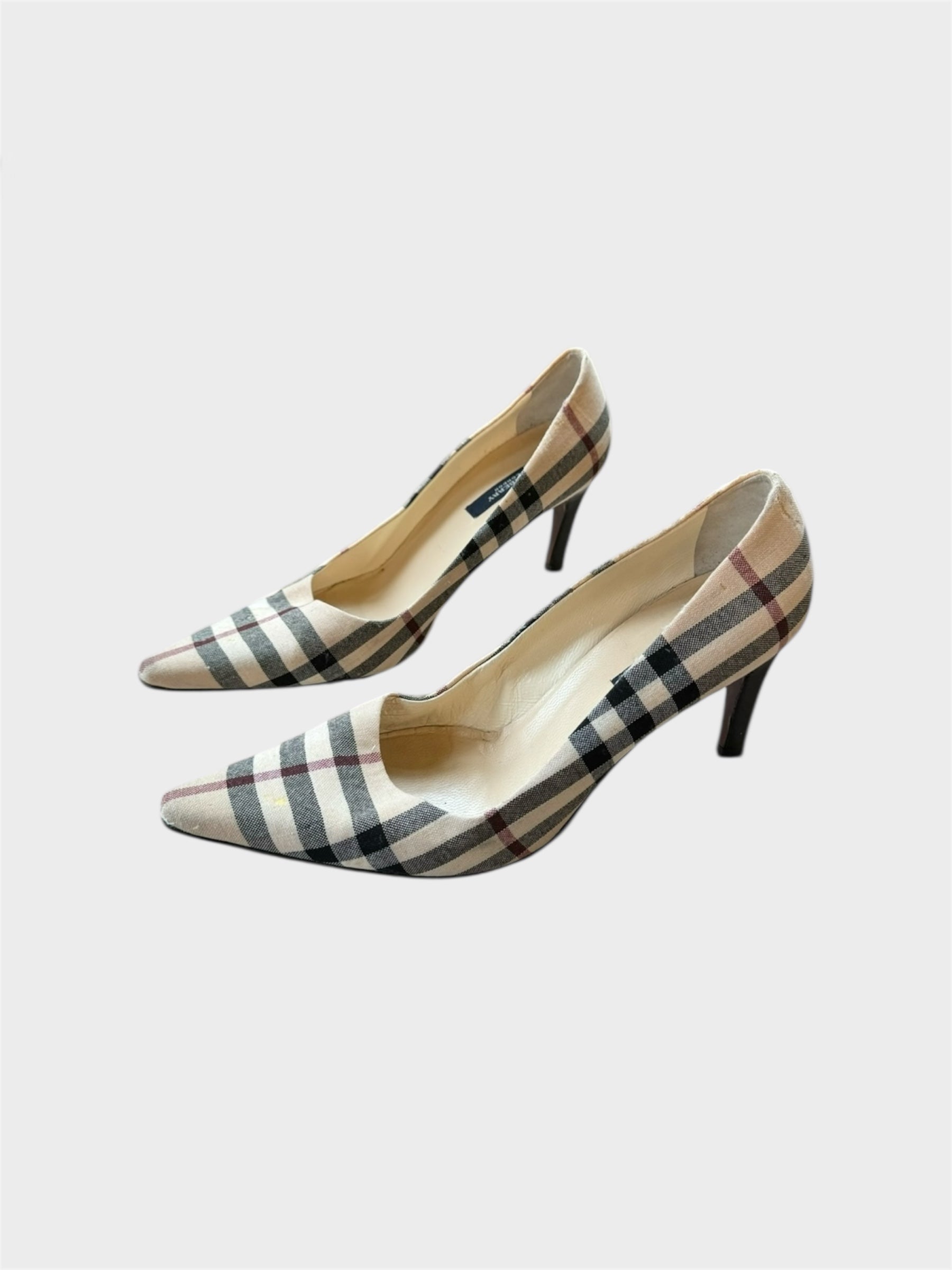 Burberry Nova Check High Heels